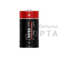 Элемент питания Mirex R14 / C 1,5V  2 шт (2/12/96), shrink