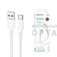 Кабель Usb Borofone BX116 cable for Type-c, белый