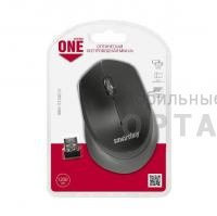 Мышь Smartbuy ONE 333AG-K, черная,  беспроводная (1/80)