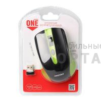 Мышь Smartbuy ONE 352, зеленая/черная, беспроводная (1/60)