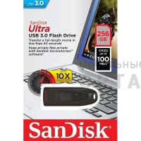 Флешка USB3.0 256 Гб SanDisk  Cruzer Ultra  (100 MB/s)