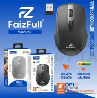 Мышь беспроводная FaizFull M72 Black 2,4Ghz  (Питание от Батарейки) Мышь беспроводная FaizFull M72 Black 2,4Ghz  (Питание от Батарейки)