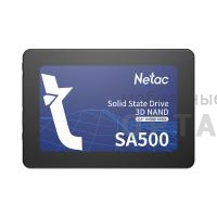 Жесткий диск SSD Netac  128GB SA500 SATAIII, R/W - 500/400MB/s 2.5 3D NAND
