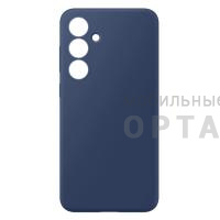 Чехол силикон COVER, бархатная подкладка в упаковке, Redmi 14c, синий